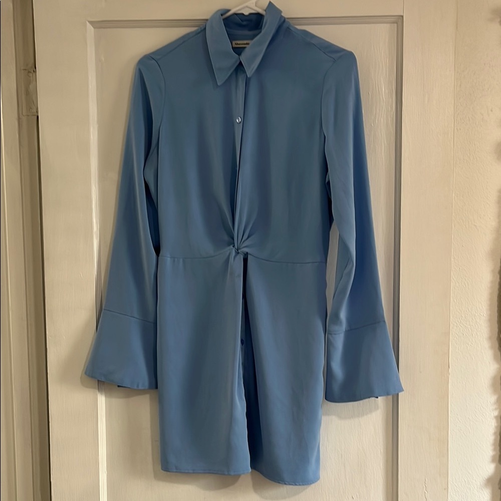 Elegant Blue Women's Dress